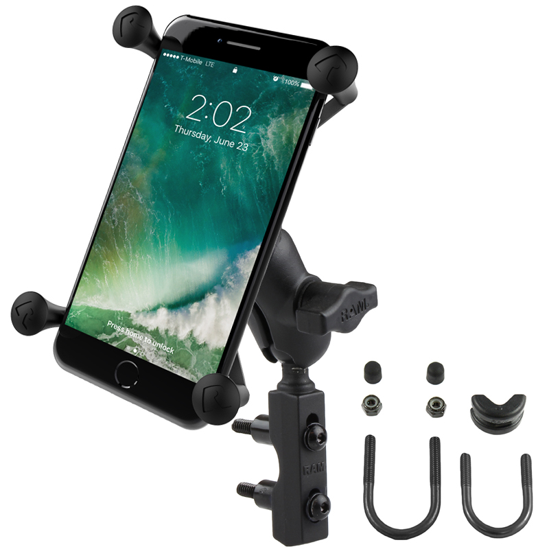 RAM-B-174-A-UN10U X-Grip für große Smartphones mit Motorrad-Basisset 1