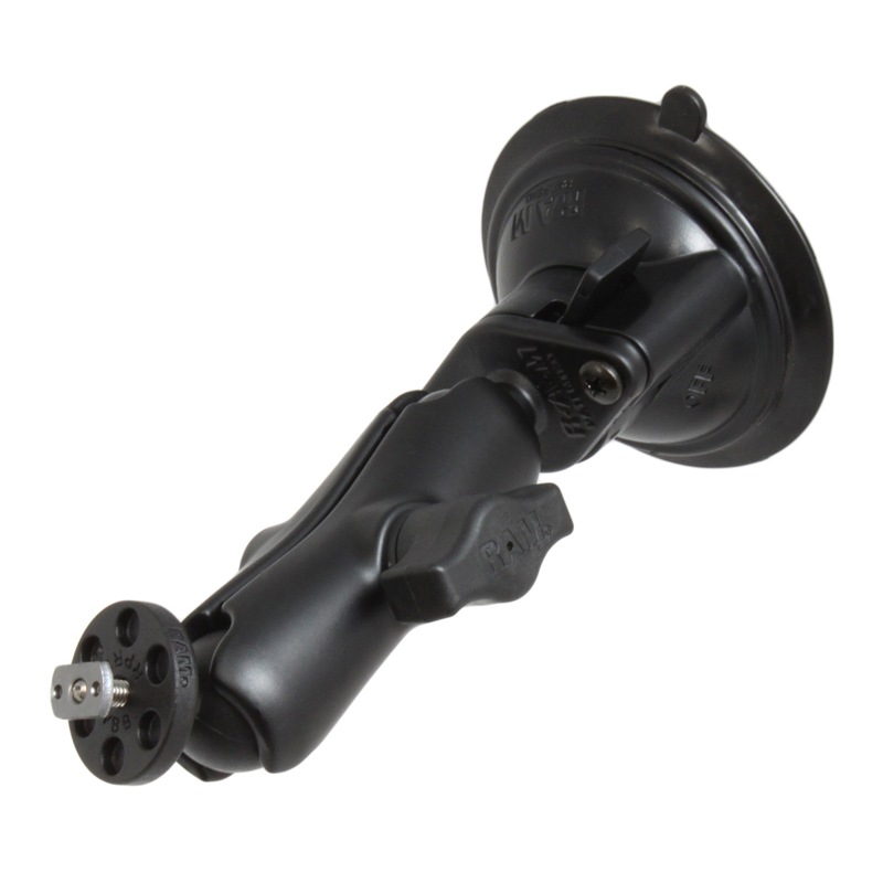 RAM-B-166-375U Twist-Lock Saugnapfhalterung mit Adapter für Flachbildschirme 1