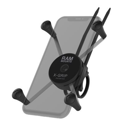 RAP-460Z-UN10U Low Profile X-Grip-Halter Large mit Kabelbinderbefestigung 1