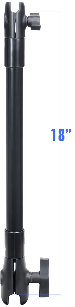 RAP-CB-201-18AU Verlängerungsarm 18" mit B- und C-System Socket Arm 1