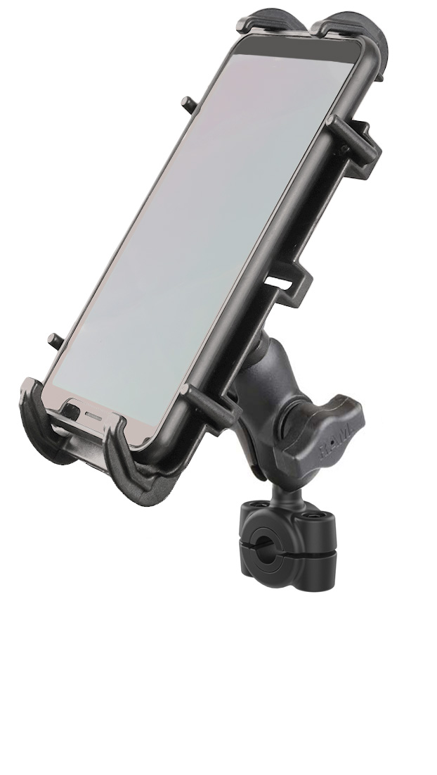 EC-B-408-37-62-PD4U Motorrad-Halterung mit Rückspiegel-Basis und Quick-Grip 1