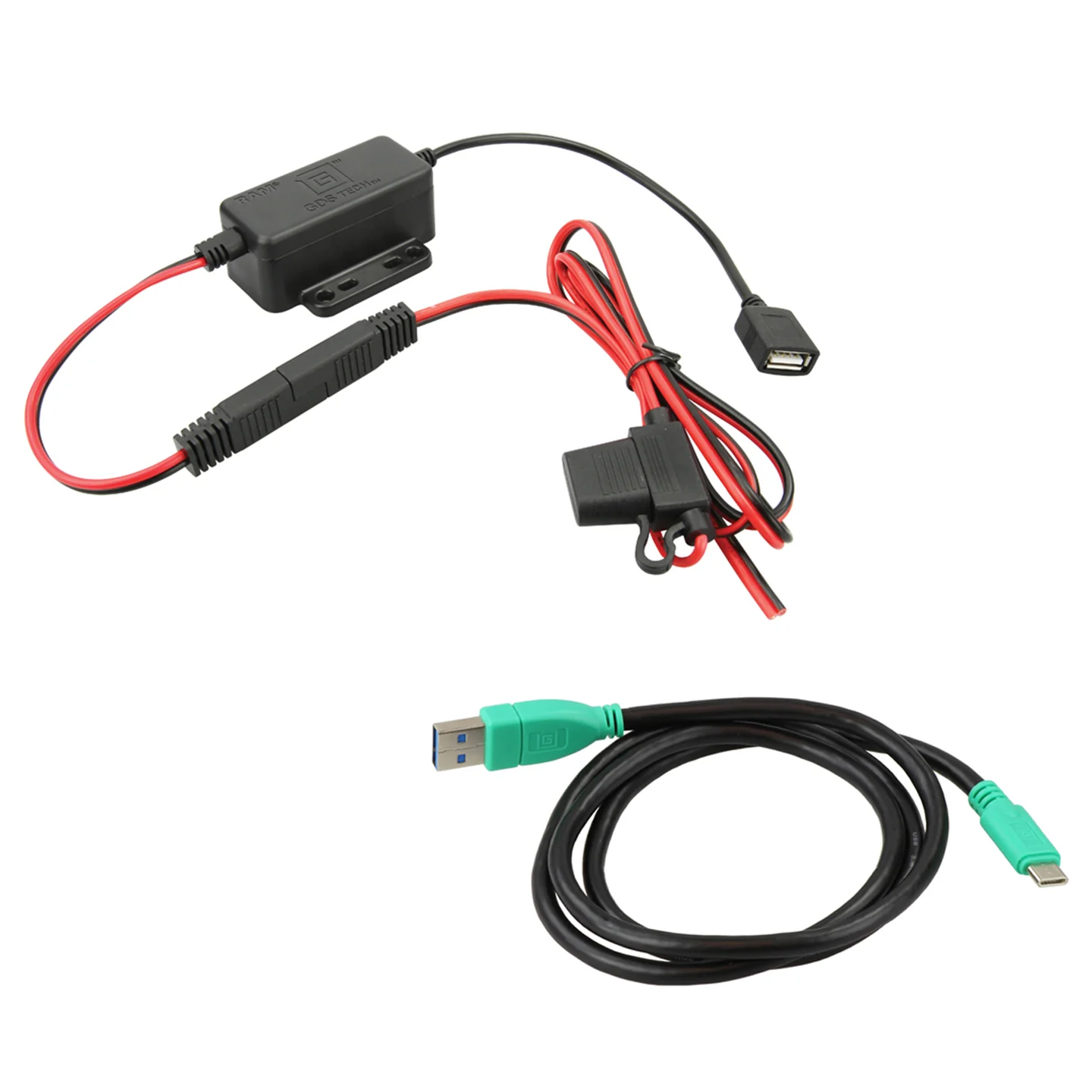 RAM-GDS-CHARGE-USBC-V8BU GDS Modular Hardwire Ladegerät 30-64V USB-A/offene Enden 1