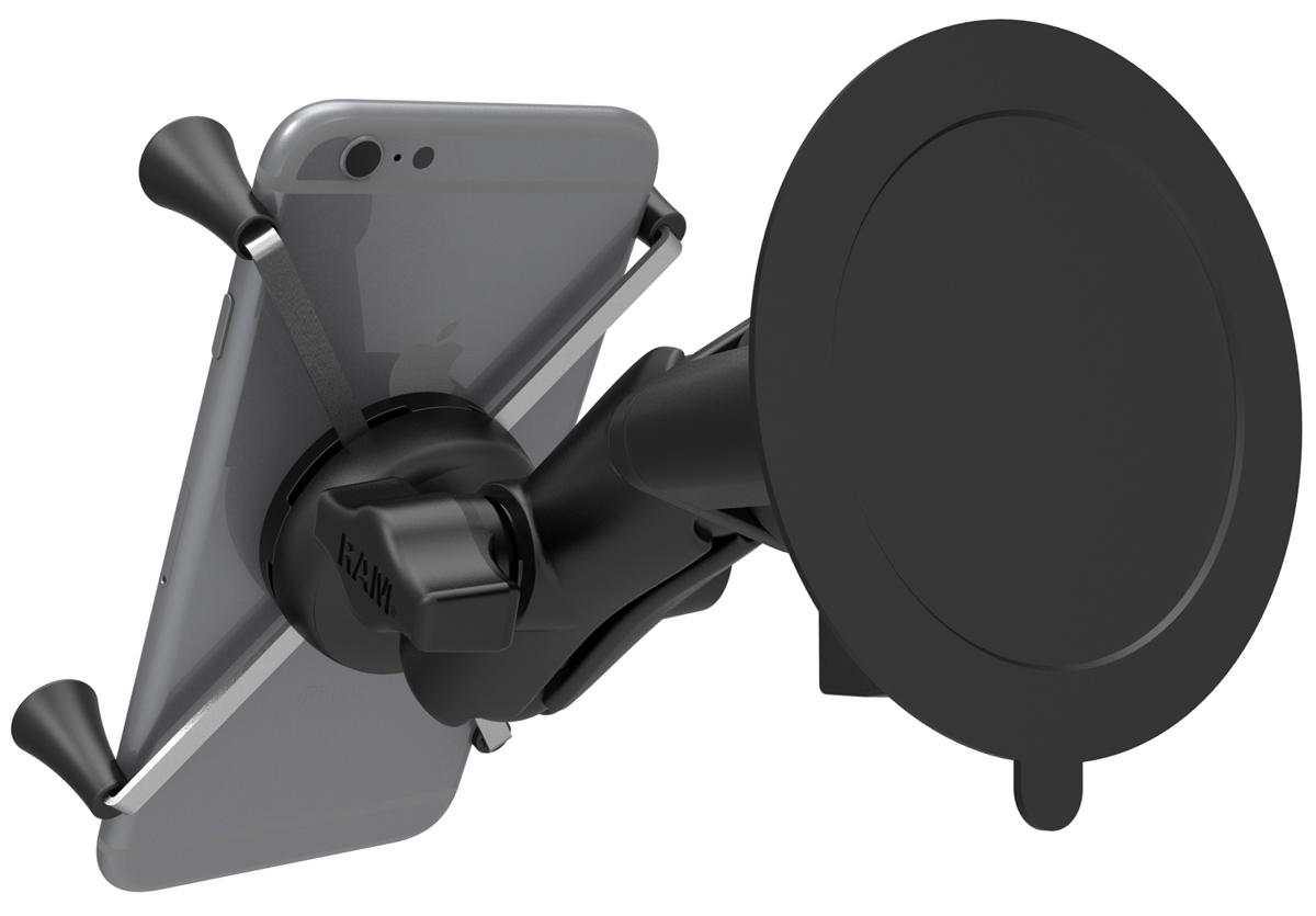 RAM-B-166-UN10U Ram Mount X-Grip Universalhalteklammer für große Smartphones mit Saugnapf 1