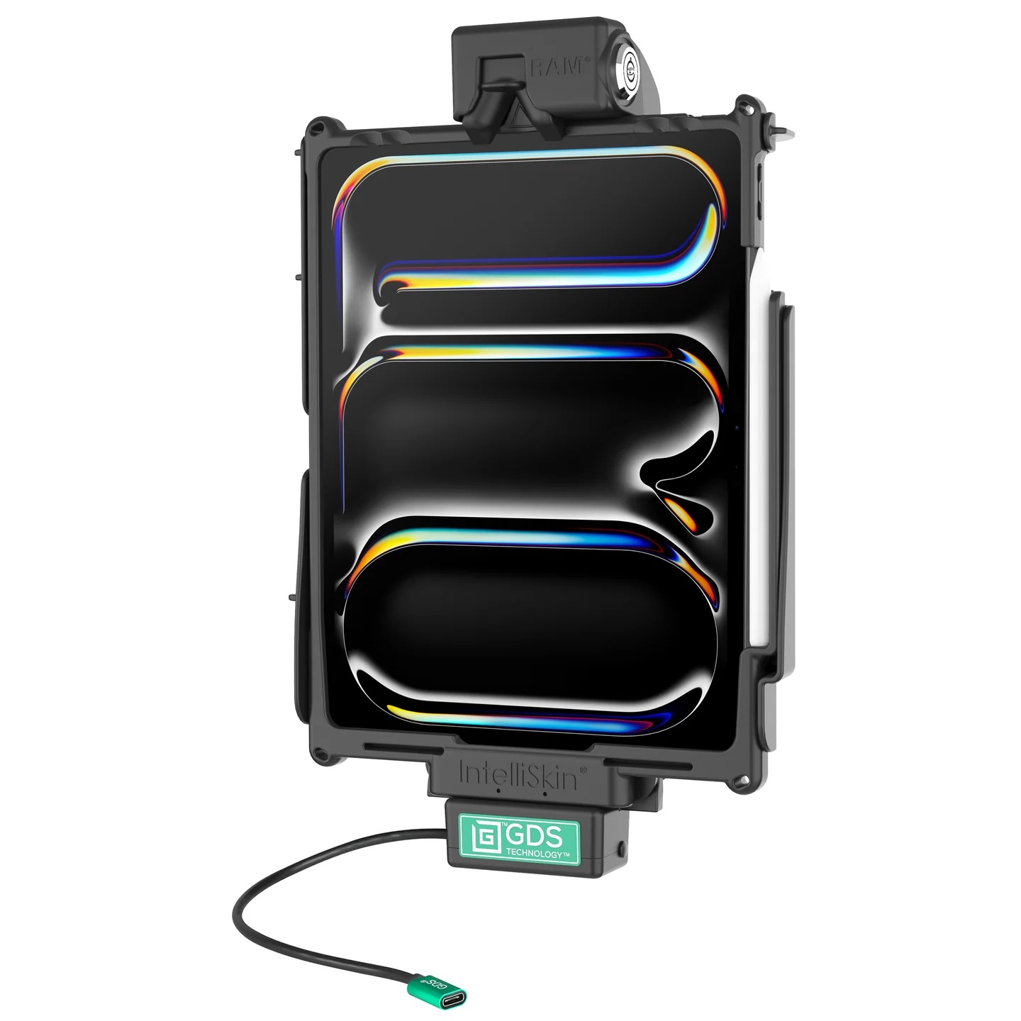 RAM-GDS-DOCKL-AP37CPU GDS Tough-Dock für iPad Pro 12.9" (3.- 6. Gen.)/ iPad Pro 13/Air 13 - Schloss 1
