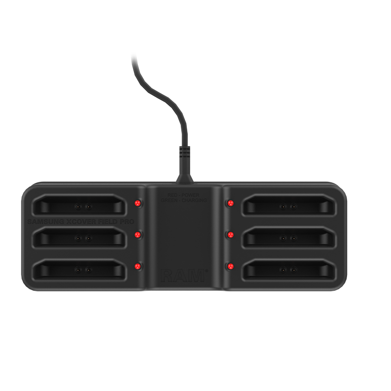 RAM-DOCK-6G-SAM72PU RAM 6-Port Ladedock für Samsung X-Cover Field Pro 3 RAM-DOCK-6G-SAM72PU RAM 6-Port Ladedock für Samsung X-Cover Field Pro 3