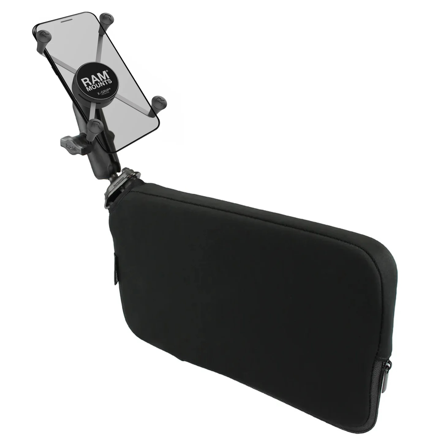 RAP-B-407-UN10U Tough-Wedge mit large X-Grip Universalhalteklammer für große Smartphones 0