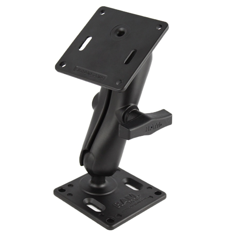 RAM-102U-2461 Ram Mount C-Arm aus Aluminium mit VESA Platte 75x75 1