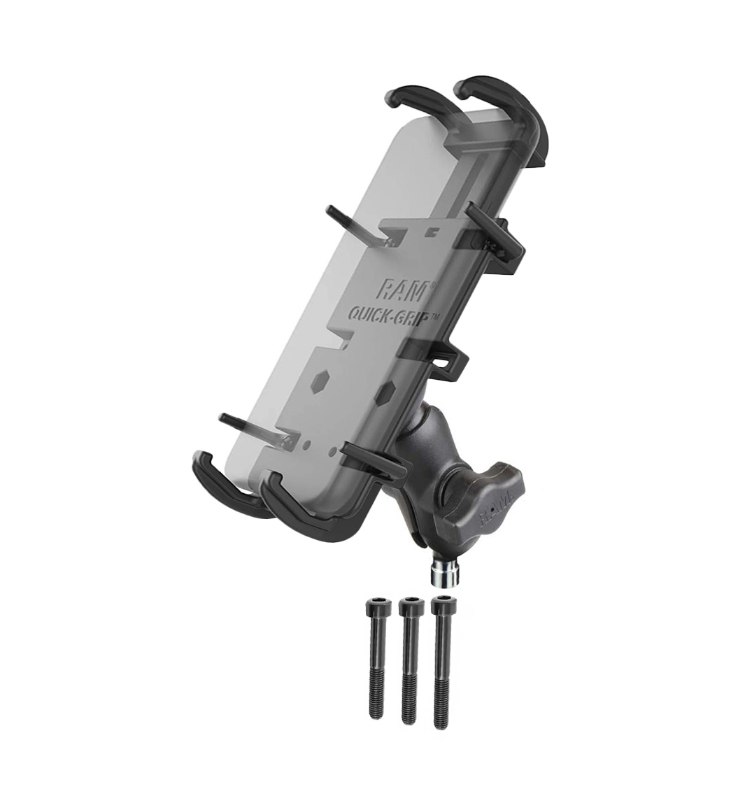 EC-B-367-PD4U Handyhalterung mit Schraubadapter und Quick-Grip Universalhalter 2
