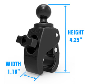 RAM-B-400-C-UN8U X-Grip Universalhalterung-Set 7-8" Tablets- langer Arm, Tough-Claw klein 4
