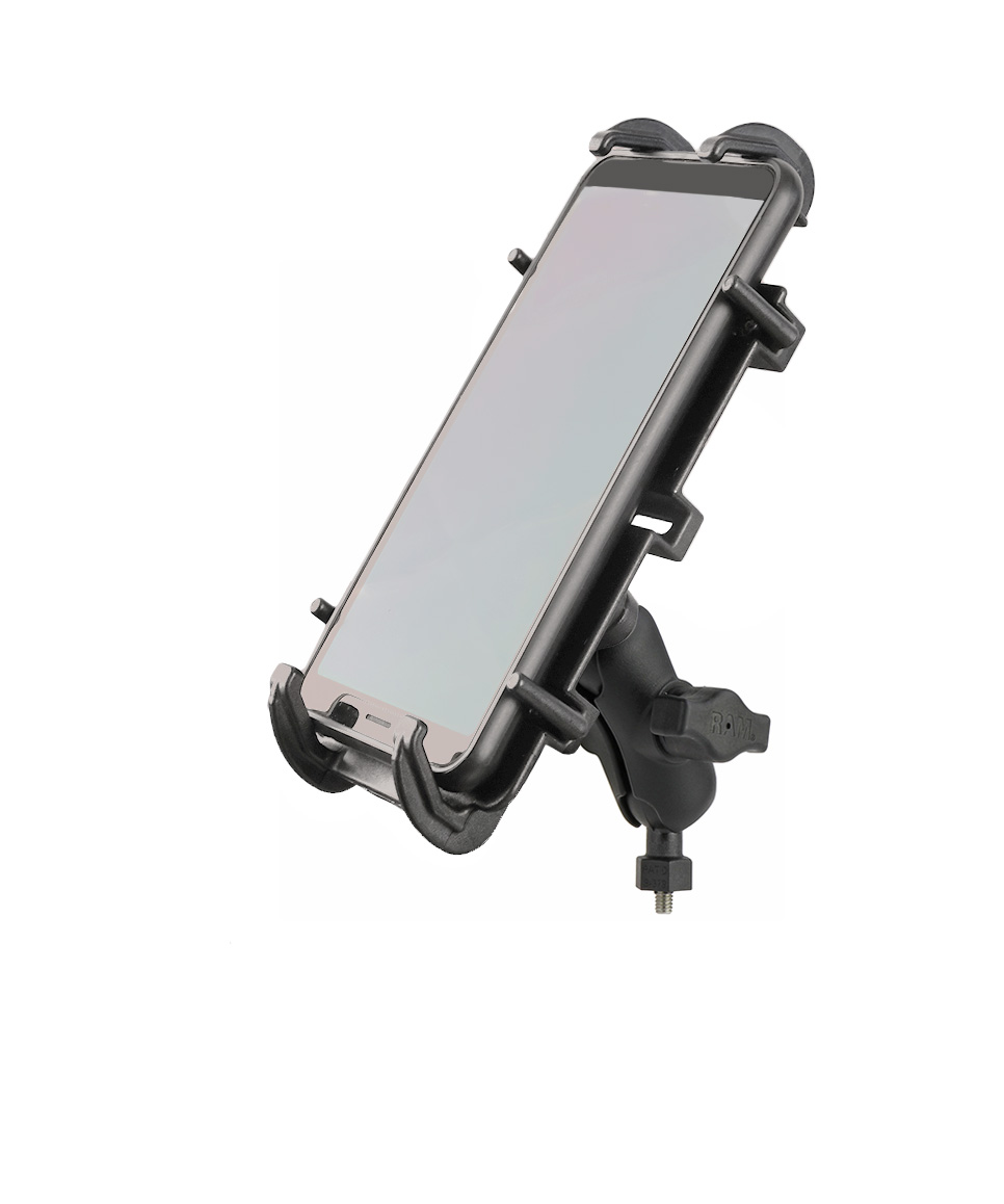 EC-HOL-PD4U-A-379-M616U Motorradhalterung mit Schraubkopfadapter M6 und Quick-Grip Universalhalter. 1